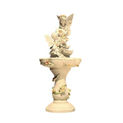 SOLARA Decorative Fountain - Resin Fairy Design, UV-Resistant, Waterproof, Soft Water Flow, Ideal for Garden & Balcony Decor
