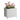 SOLARA Planter Box - Finnish Solid Wood 50×50×50 Outdoor Garden & Patio Furniture - White