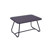 SOLARA Outdoor Side Table Rust-Resistant Steel Frame Aluminium Base Open-Edge Water-Reducing Modern Patio Design