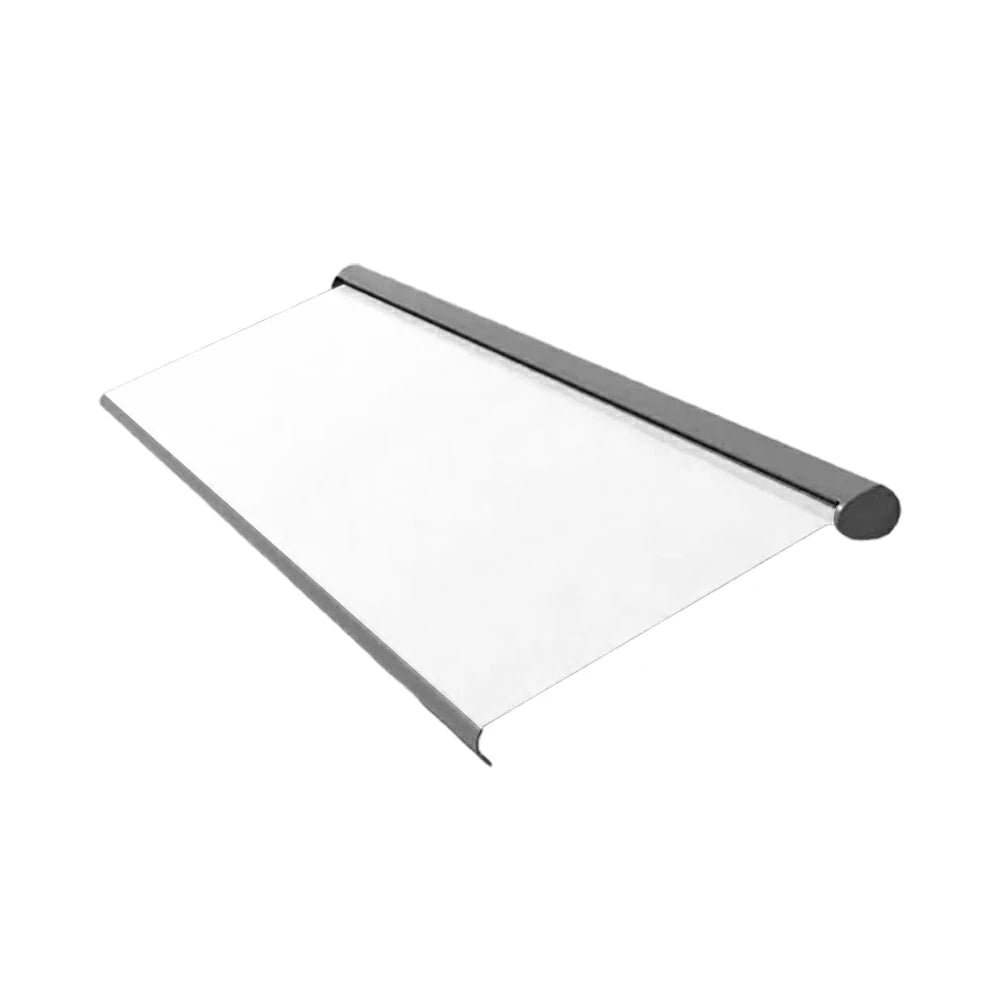 SOLARA Electric Retractable Awning Black Frame Remote Control Waterproof Aluminium 300/400/500cm Patio Balcony Outdoor Use - White