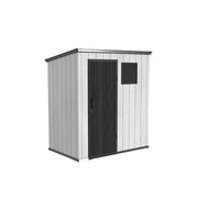SOLARA 6x4FT Outdoor Storage Shed Reinforced Structure Double Door Weather Resistant Large Capacity for Garden Backyard Patio