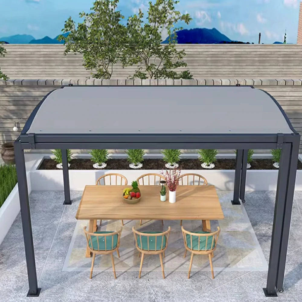 SOLARA Outdoor Gazebo Car Canopy 2-in-1 Triple Layer Fabric UV Resistant Reinforced Steel Frame for Garden Patio Dining