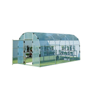 SOLARA Outdoor Greenhouse High Transparency Cover Reinforced Galvanized Steel Frame Weatherproof 400/600cm for Garden Backyard Planting