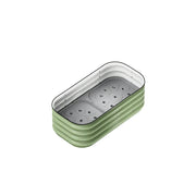 SOLARA Modular Raised Garden Bed with Water Reservoir Reinforced Outdoor Planter Box 80x40x28cm for Balcony Courtyard