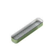 SOLARA Modular Raised Garden Bed with Water Reservoir Reinforced Outdoor Planter Box 200x40x28cm for Balcony Courtyard
