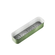SOLARA Modular Raised Garden Bed with Water Reservoir Reinforced Outdoor Planter Box 160x40x43cm for Balcony Courtyard