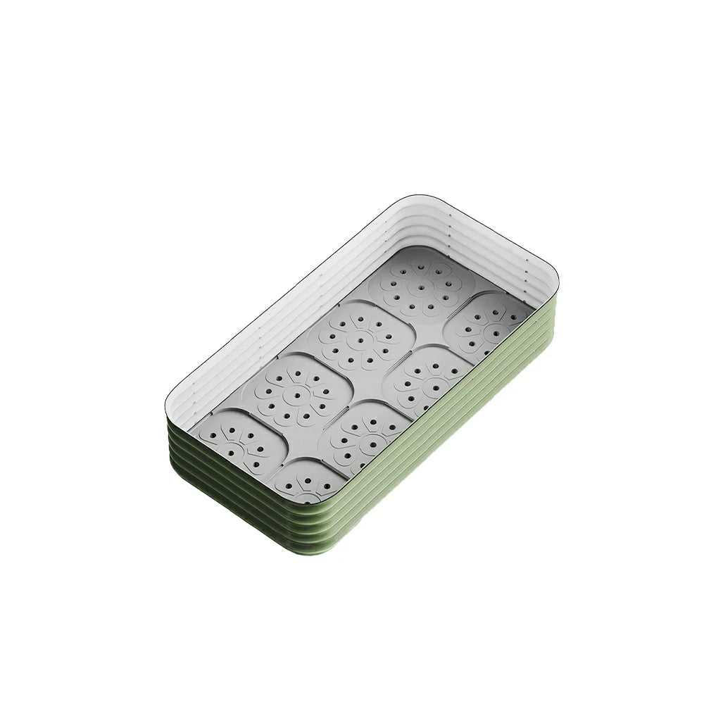 SOLARA Modular Raised Garden Bed with Water Reservoir Reinforced Outdoor Planter Box 160x80x43cm for Balcony Courtyard