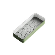 SOLARA Modular Raised Garden Bed with Water Reservoir Reinforced Outdoor Planter Box 200x80x43cm for Balcony Courtyard