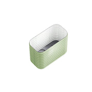 SOLARA Modular Raised Garden Bed with Water Reservoir Reinforced Outdoor Planter Box 80x40x80cm for Balcony Courtyard