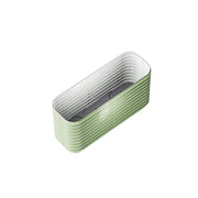 SOLARA Modular Raised Garden Bed with Water Reservoir Reinforced Outdoor Planter Box 120x40x80cm for Balcony Courtyard