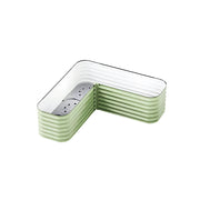 SOLARA Modular Raised Garden Bed with Water Reservoir Reinforced Outdoor Planter Box 120x40x43cm for Balcony Courtyard