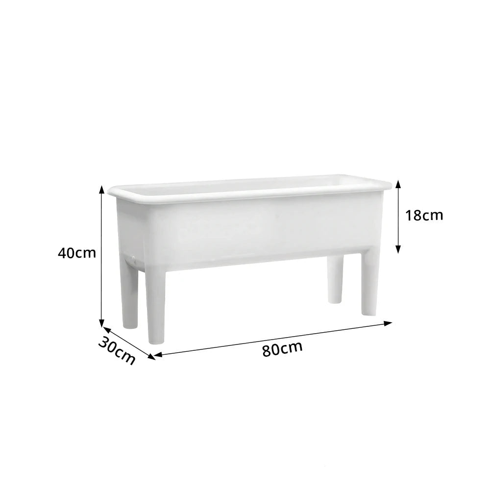 SOLARA Raised Garden Bed with Water Management System Ergonomic Outdoor Planter for Balcony Patio Indoor Garden