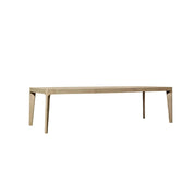 SOLARA Outdoor Rectangular Dining Table 1.8/2.4/3M - Imported Teak Wood for Garden Balcony Patio - Natural