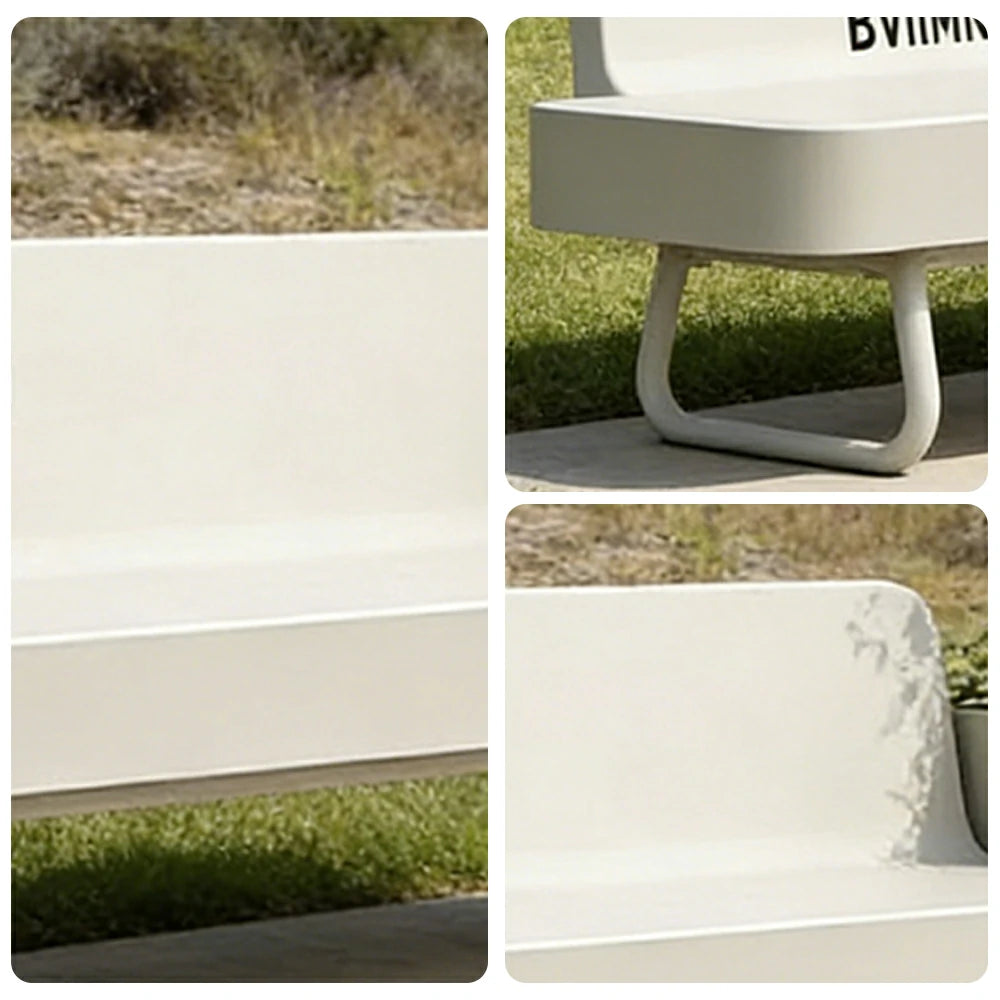 SOLARA 180/200/220cm Outdoor Planter Bench Greenery and Seating in One for Plaza Scenic Area Community Courtyard