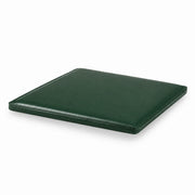 SOLARA Outdoor Matte Leather Cushion - Water-Resistant 3cm Padded Seat Pad for Bench/Chair/Sofa/Bar Stool - Green