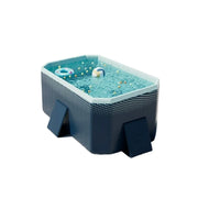TREKKA Reinforced Family Swimming Pool Double Layer Composite High Strength 160/210/260cm Family Backyard Use - Dark Blue