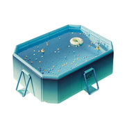 TREKKA Reinforced Family Swimming Pool Double Layer Composite High Strength 160/210/260cm Family Backyard Use - Blue