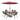 SOLARA Outdoor Table & Chair Set with Umbrella – Round Tempered Glass Table, Breathable Teslin Chairs, Sturdy Steel Frame - Walnut