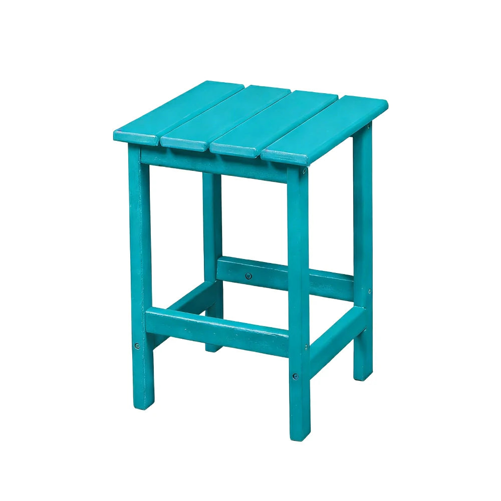 SOLARA Chair - Folding Outdoor Lounge Chair, Weather-Resistant HDPE Material, Classic Patio Garden Seating - Lighte Blue