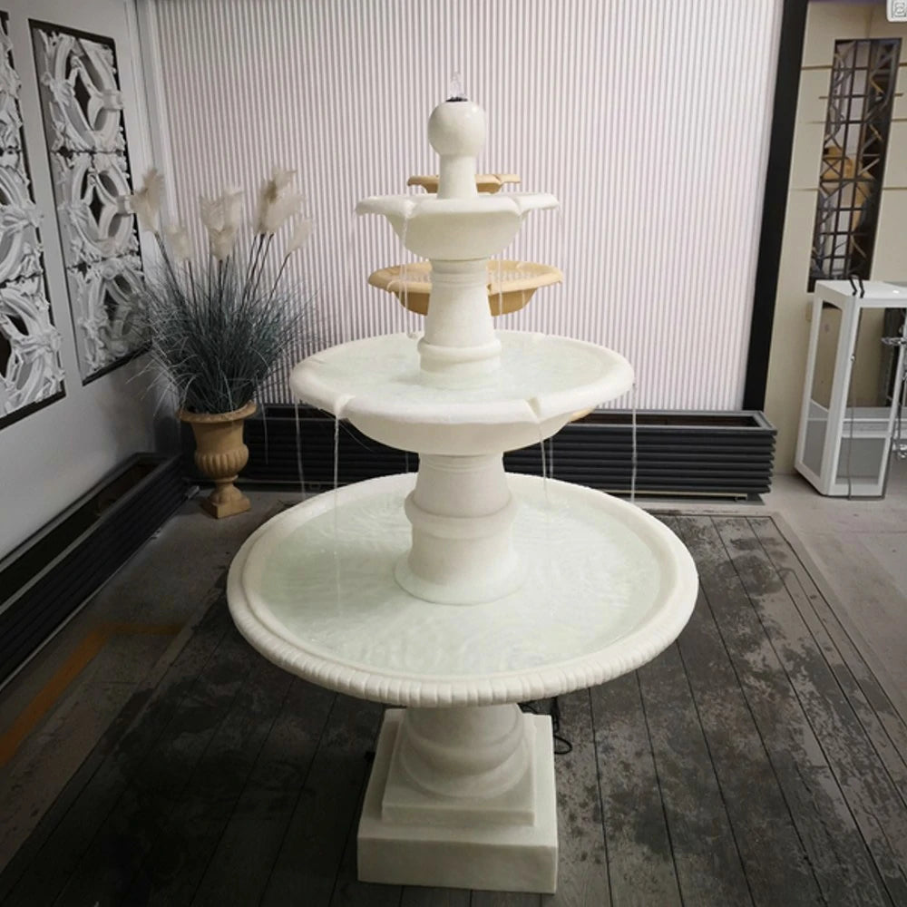 SOLARA Solar-Powered Water Fountain - Eco-Friendly Resin Fiberglass, Crack-Resistant, Long-Lasting Outdoor Decor