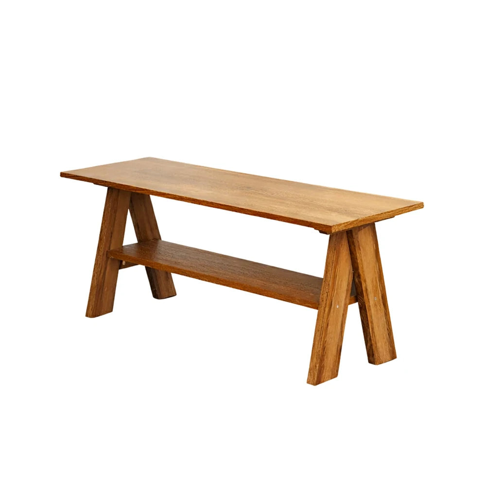 SOLARA 120/150cm Outdoor Garden Table - Heavy-Duty Solid Timber Construction, Weather-Resistant, Reinforced Crossbeam Support - Brown