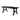 FITPRO Outdoor Bench - Durable Solid Structure with Iron Legs, Ergonomic Wide Seat, Eco-Friendly Weather-Resistant Finish - Black