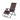 SOLARA Foldable Outdoor Lounge Chair – Solid Wood & PE Rattan, Adjustable Reclining Design, Space-Saving Storage, 150kg Max Load - Brown