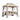 SOLARA Outdoor Swing with Canopy - Classic Design, Heavy-Duty Galvanised Steel Frame, Extra-Wide 3–5 Seat Capacity, Privacy Mesh Curtains Included – Pink