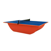 SUNNET Outdoor Waterproof 4cm Table Tennis Pingpong Table with Heavy-Duty Base and Free Accessories - Blue & Red