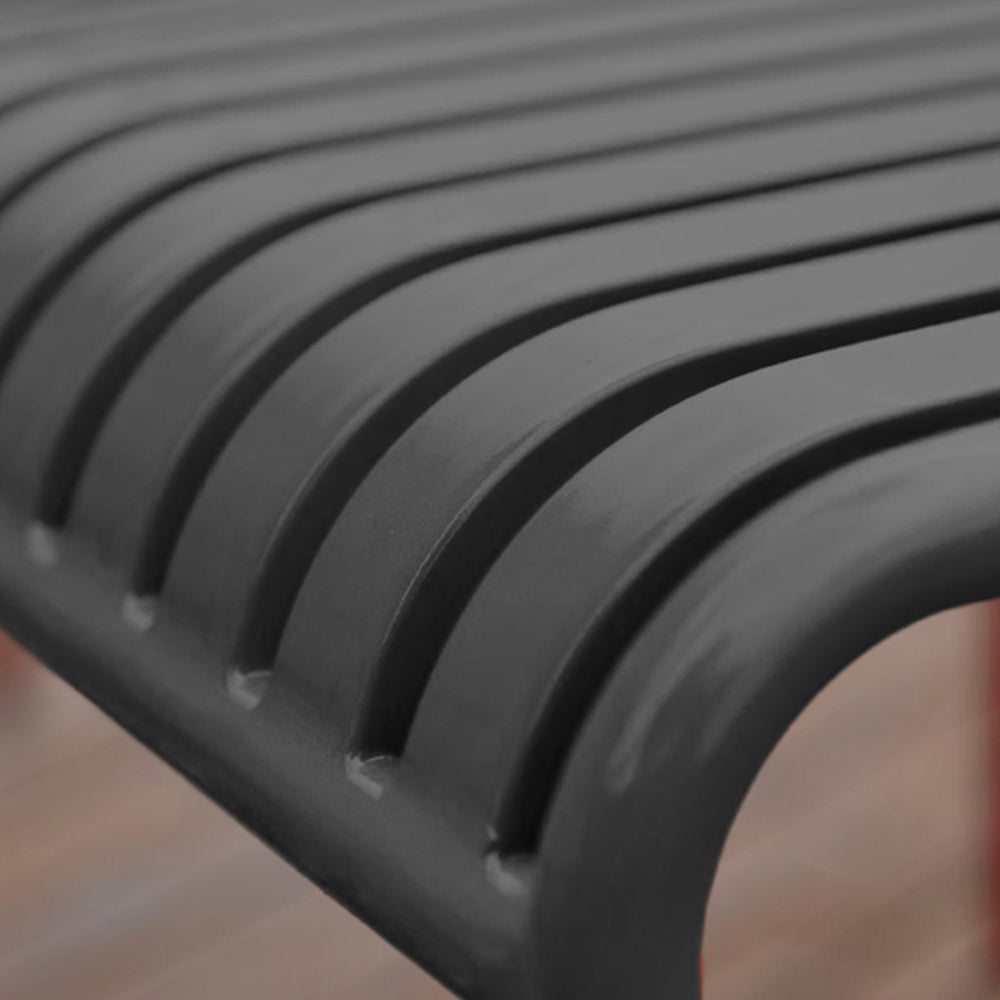 SOLARA Outdoor Wrought Iron 70/120/140/180cm Dining Table - Black