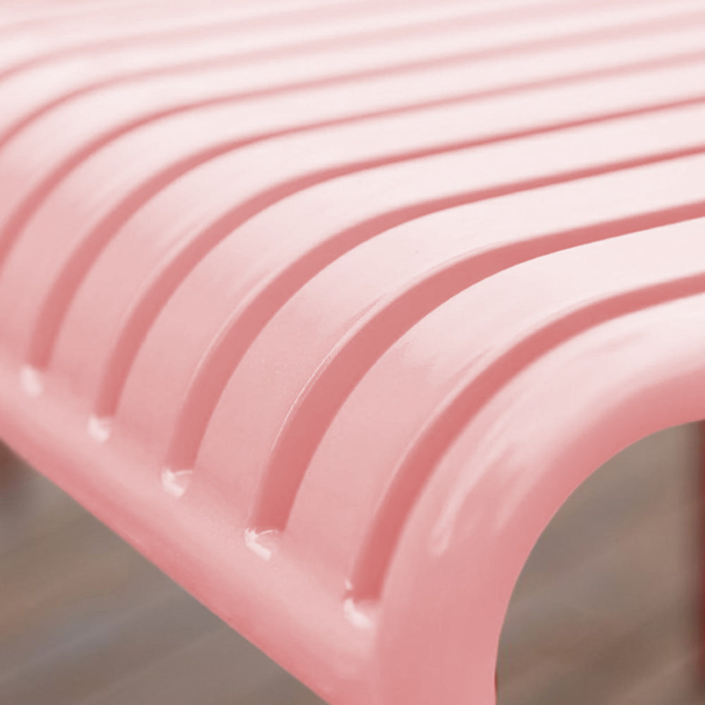 SOLARA Outdoor Wrought Iron 70/120/140/180cm Dining Table - Pink