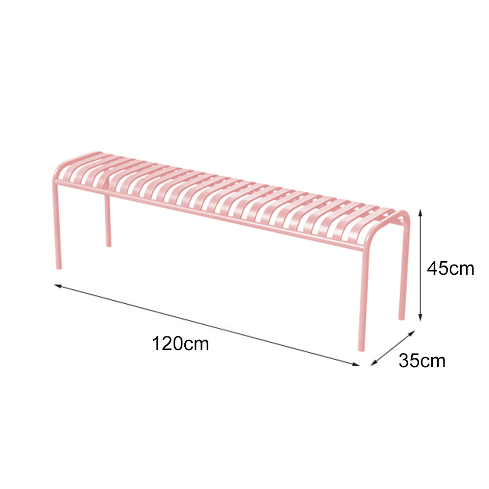 SOLARA Outdoor Iron Table/Bench/Chair/Sofa/Bar Stool - Pink