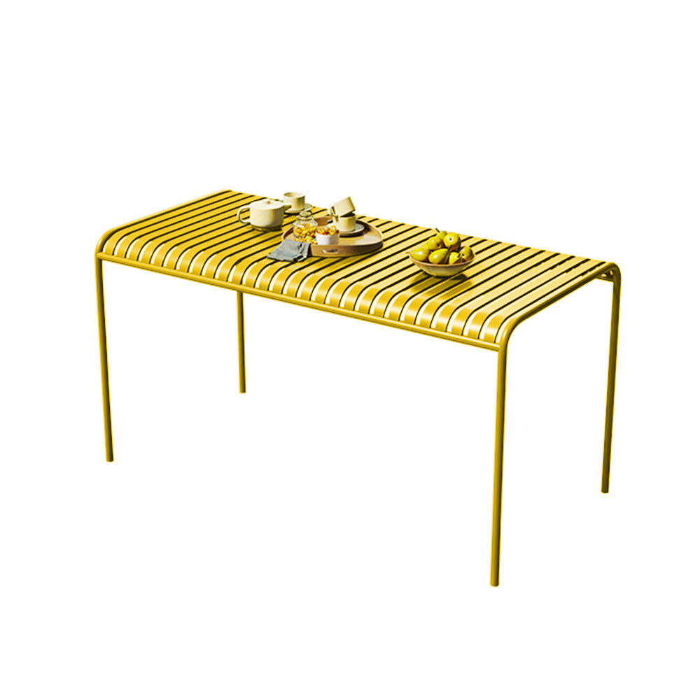 SOLARA Outdoor Iron Table/Bench/Chair/Sofa/Bar Stool - Yellow