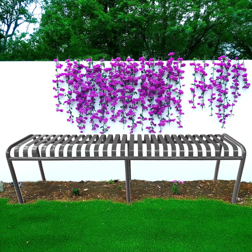 SOLARA Outdoor Iron Table/Bench/Chair/Sofa/Bar Stool - Black