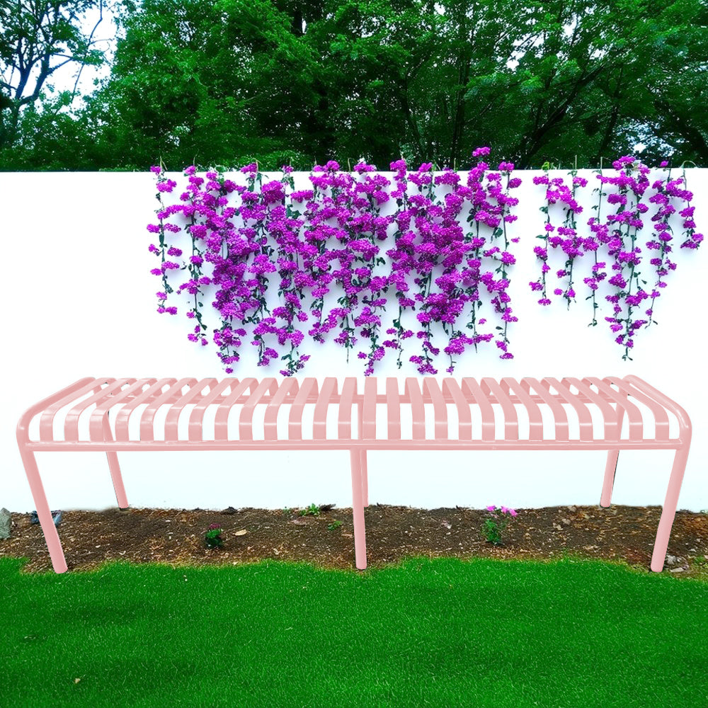 SOLARA Outdoor Iron Table/Bench/Chair/Sofa/Bar Stool - Pink