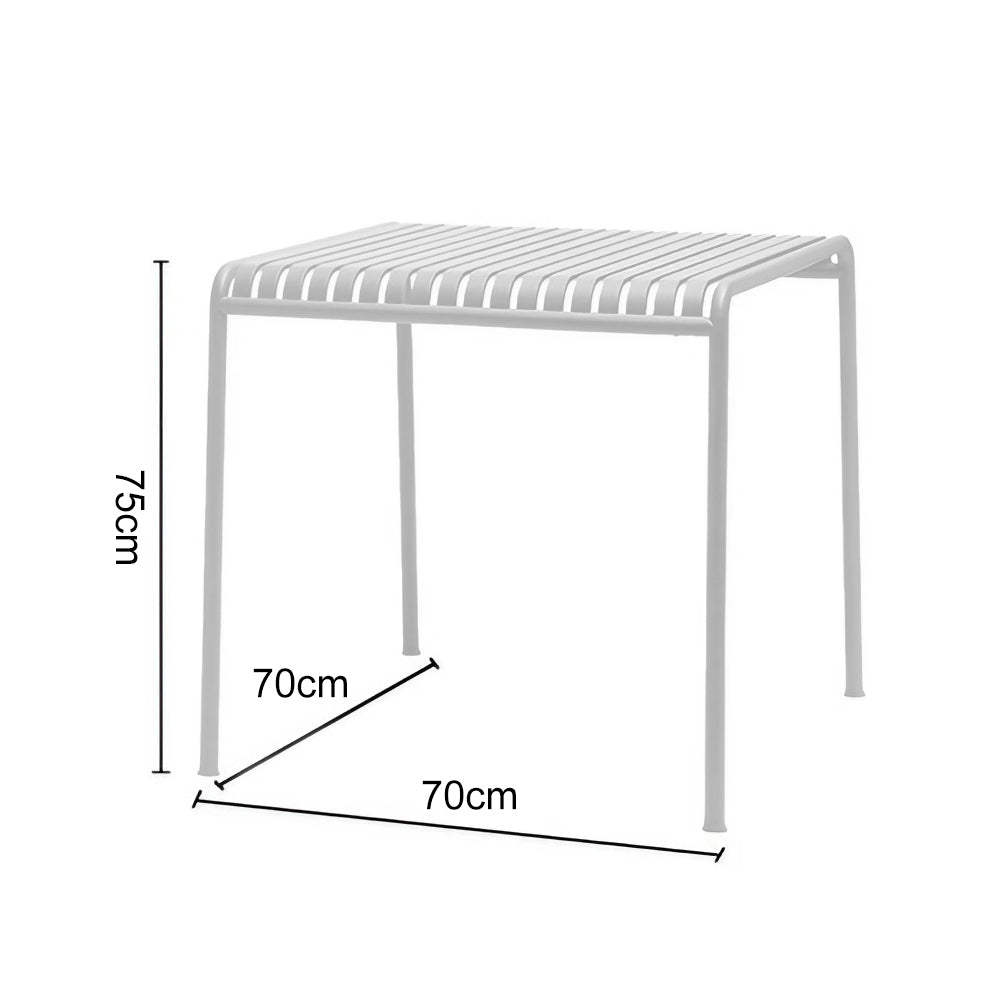 SOLARA Outdoor Iron Table/Bench/Chair/Sofa/Bar Stool - White