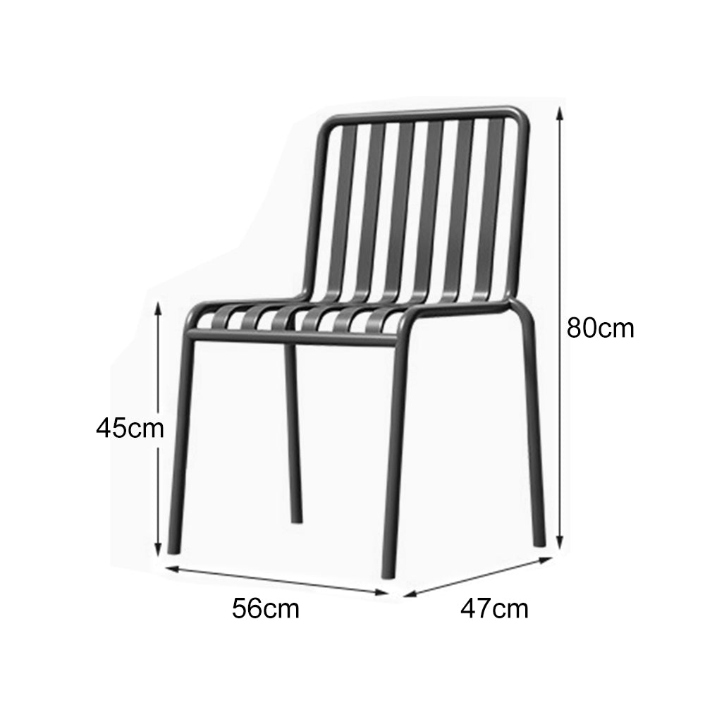 SOLARA Outdoor Iron Table/Bench/Chair/Sofa/Bar Stool - Black