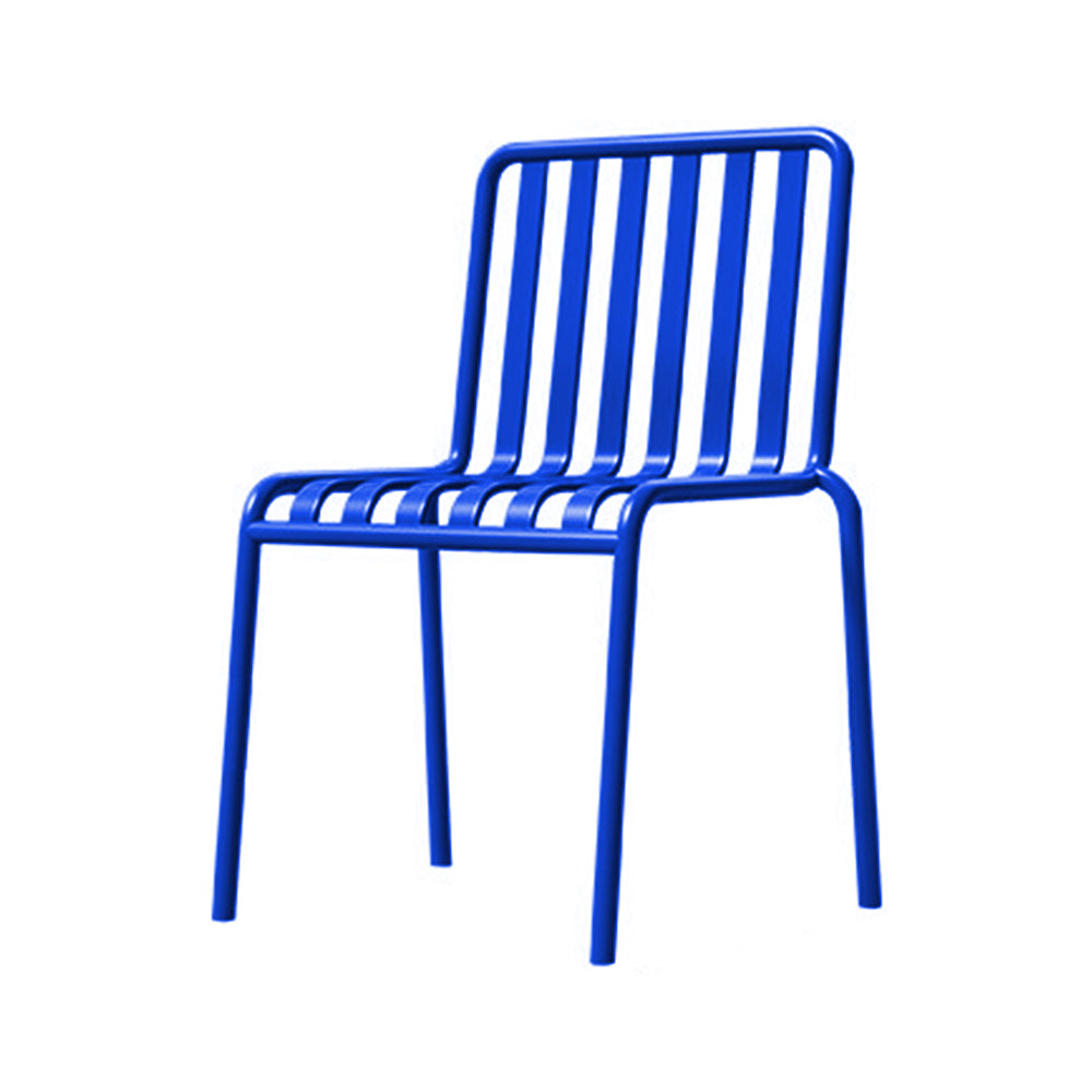 SOLARA Outdoor Wrought Iron Chair/Sofa/Bar Stool - Blue