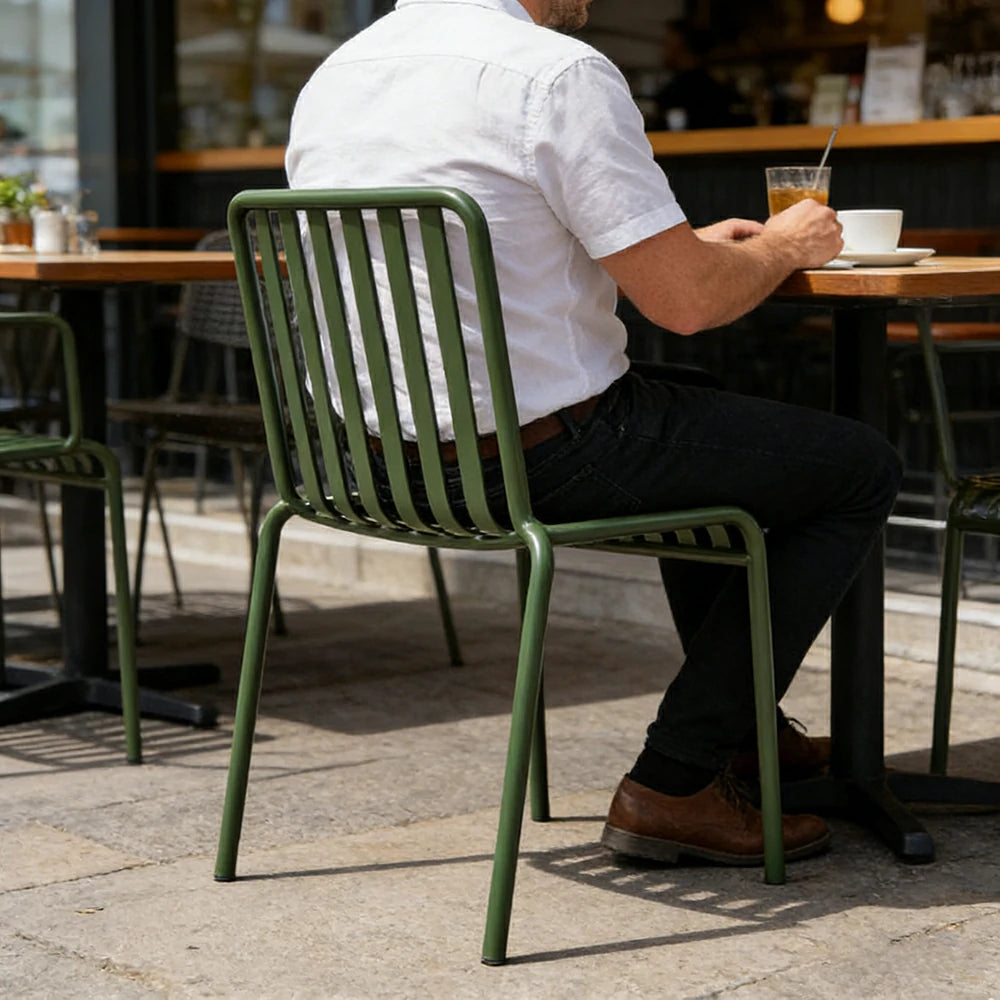 SOLARA Outdoor Iron Table/Bench/Chair/Sofa/Bar Stool - Green