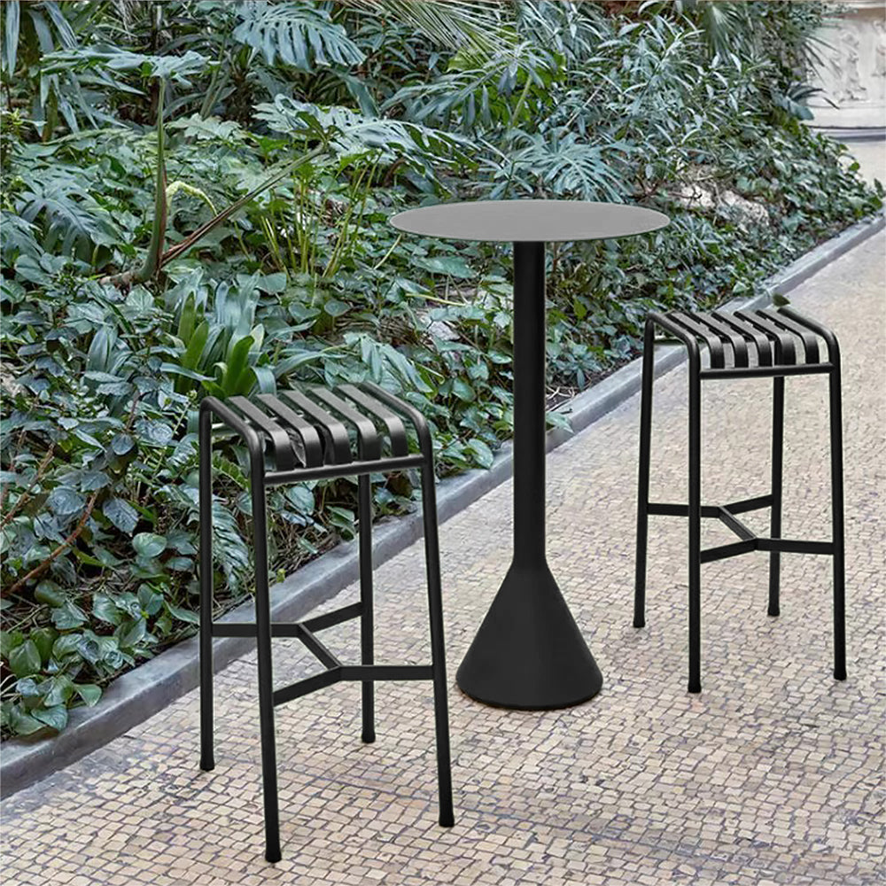 SOLARA Outdoor Iron Table/Bench/Chair/Sofa/Bar Stool - Black