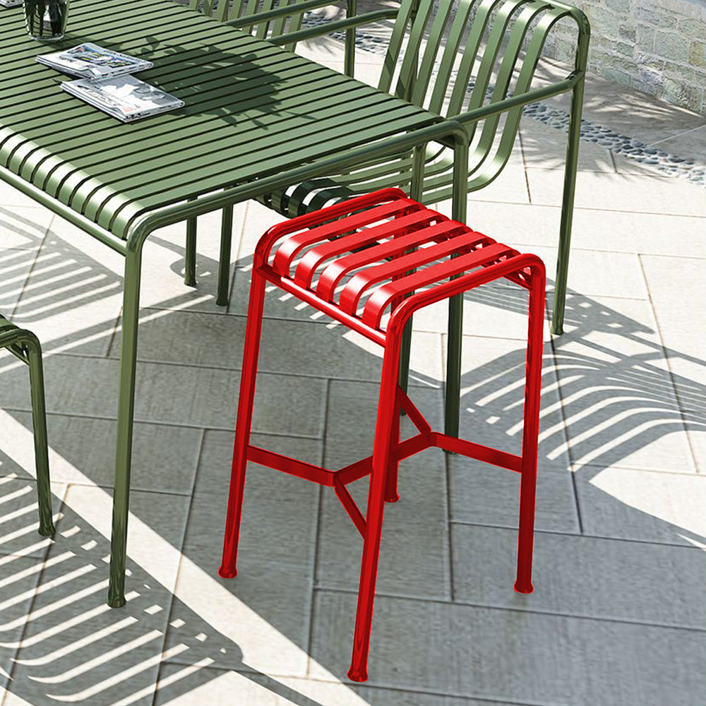 SOLARA Outdoor Iron Table/Bench/Chair/Sofa/Bar Stool - Red