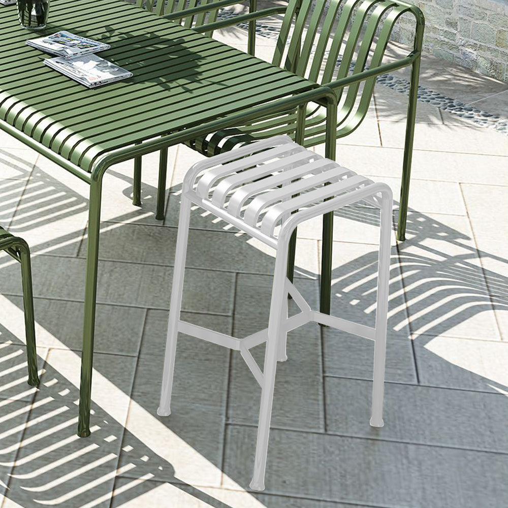 SOLARA Outdoor Iron Table/Bench/Chair/Sofa/Bar Stool - White