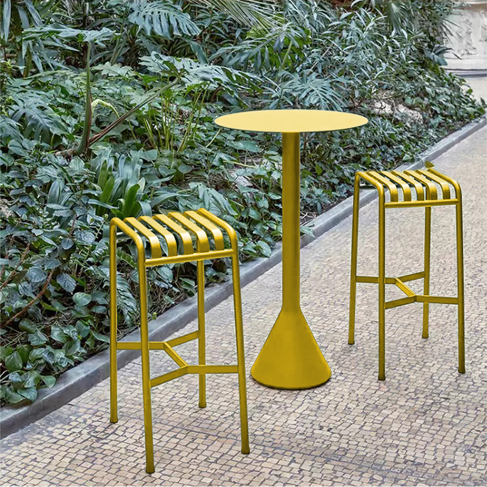 SOLARA Outdoor Iron Table/Bench/Chair/Sofa/Bar Stool - Yellow