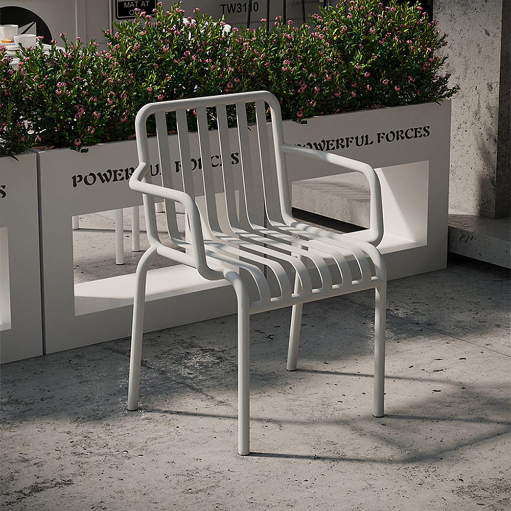 SOLARA Outdoor Iron Table/Bench/Chair/Sofa/Bar Stool - White