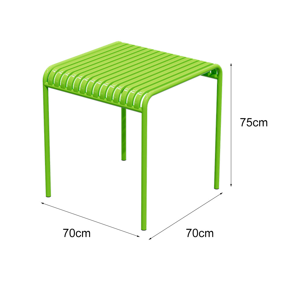 SOLARA Outdoor Iron Table/Bench/Chair/Sofa - Light Green