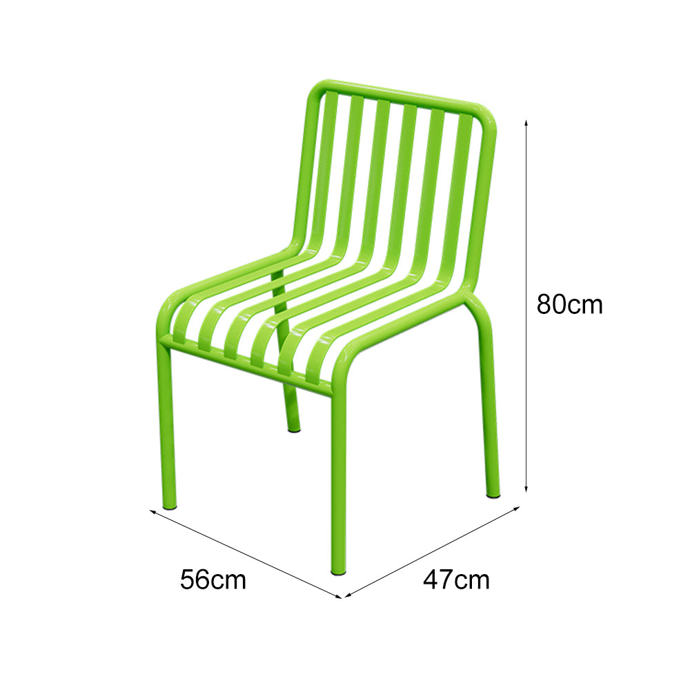SOLARA Outdoor Iron Table/Bench/Chair/Sofa - Light Green
