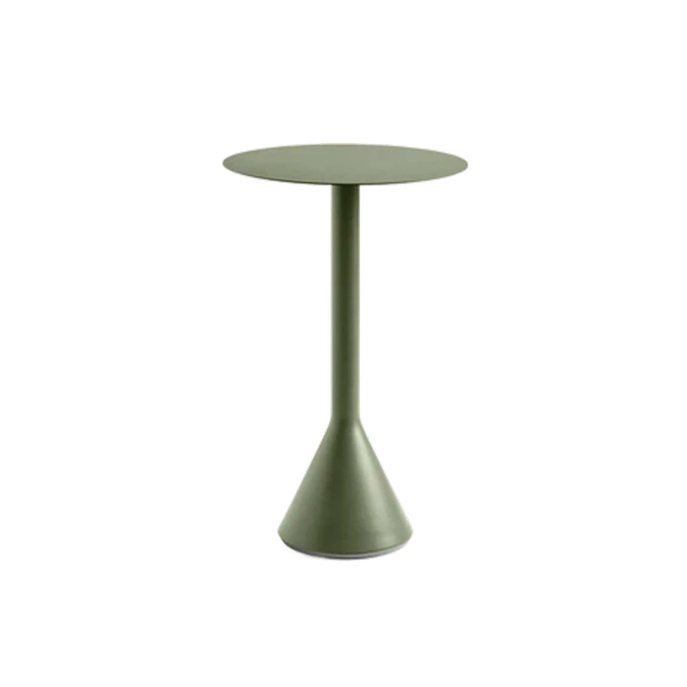 SOLARA Olive Green Bar Stool - Sleek Modern Design with Powder-Coated Steel Base for Indoor/Outdoor Use