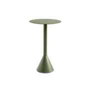 SOLARA Olive Green Bar Stool - Sleek Modern Design with Powder-Coated Steel Base for Indoor/Outdoor Use
