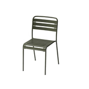 SOLARA Green Iron Chair Durable Metal Construction for Indoor or Outdoor Use