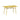 SOLARA Outdoor Rectangular Dining Table - Wrought Iron Construction, 120/140cm Sizes - Yellow